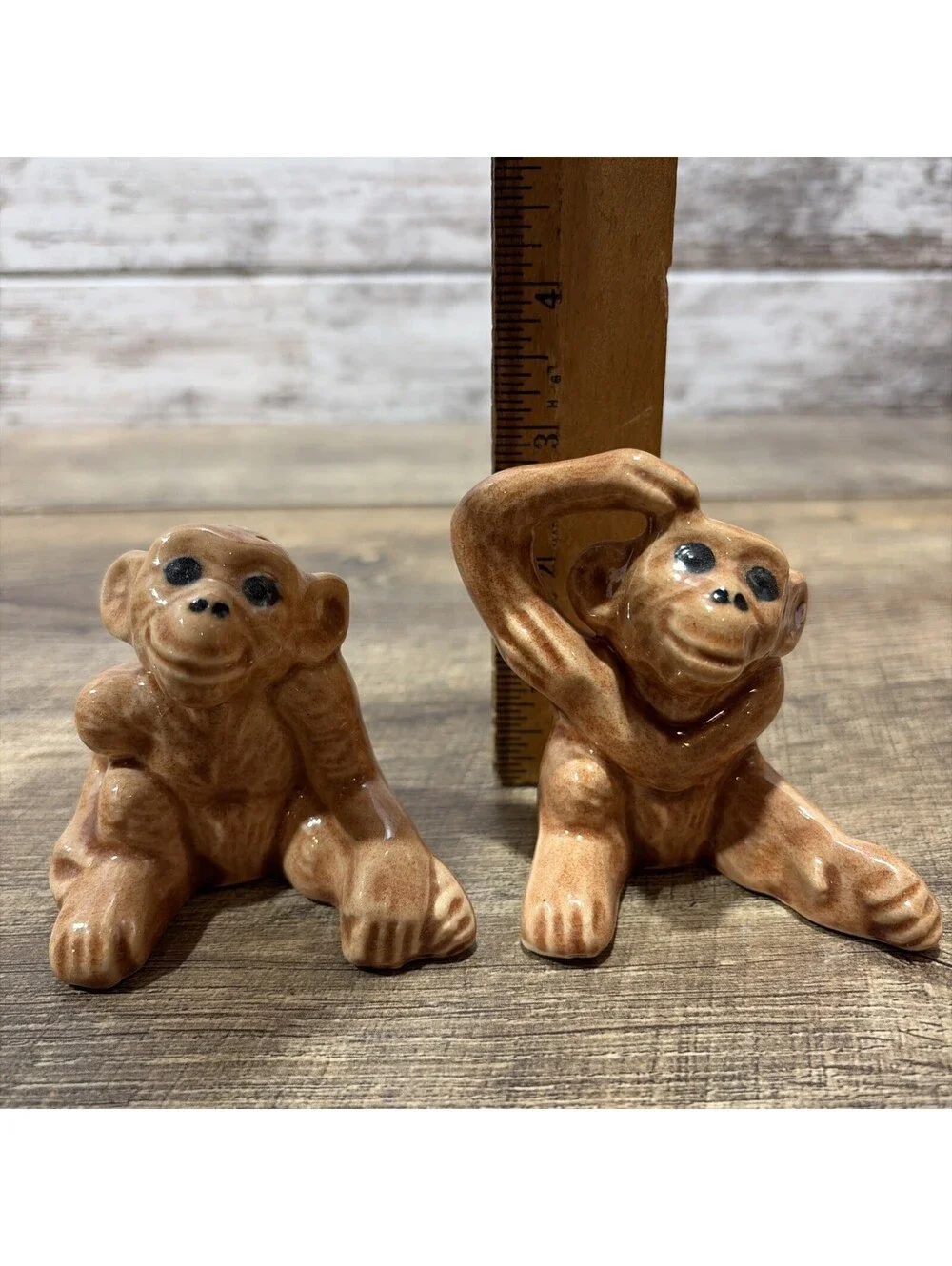 Vintage Monkeys Salt and Pepper Shakers
